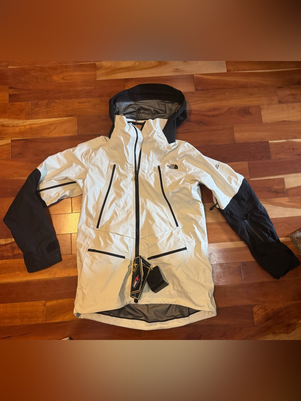 The North Face Women's White and Black Ski Shell Jacket